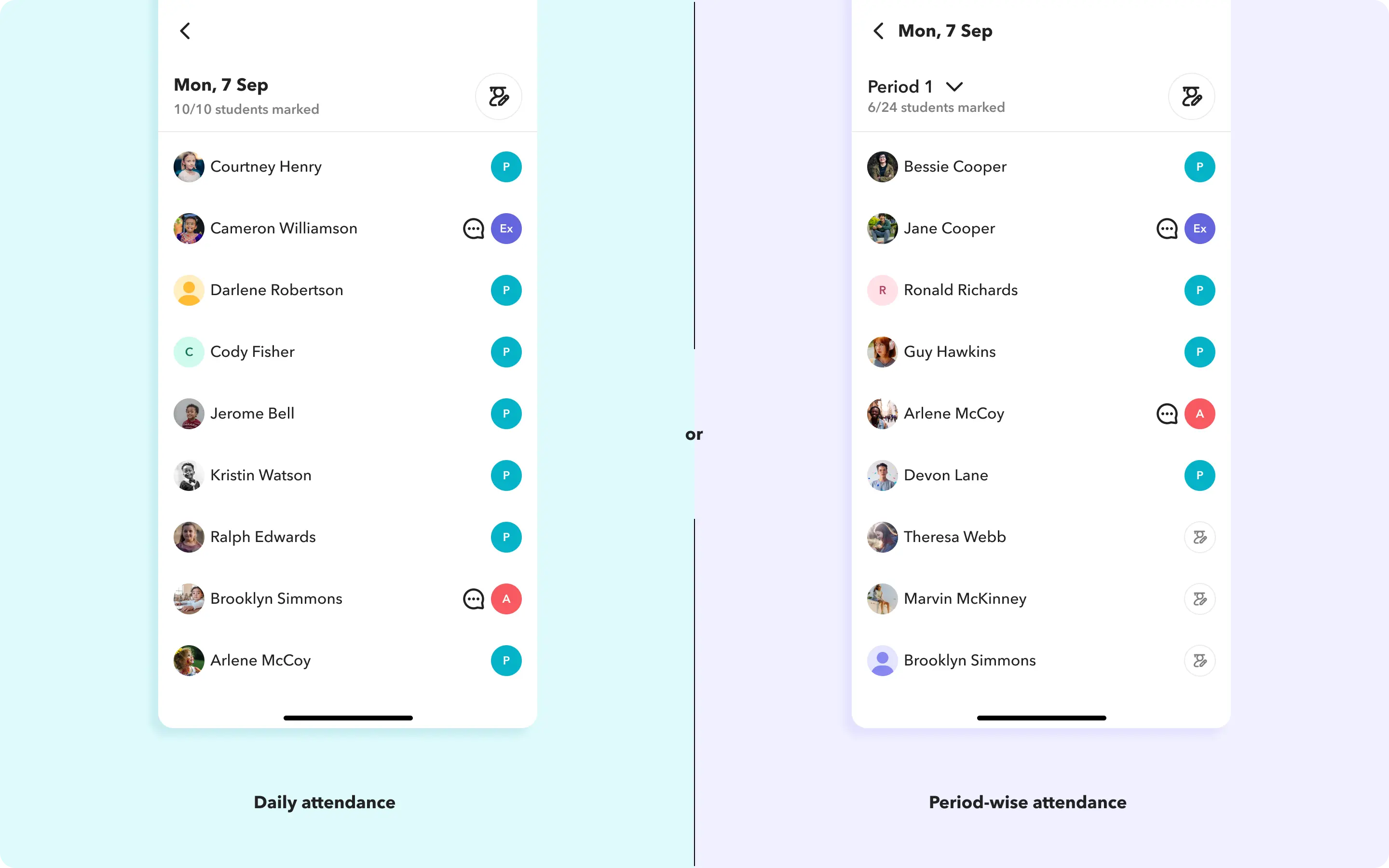 Flexible attendance set up image